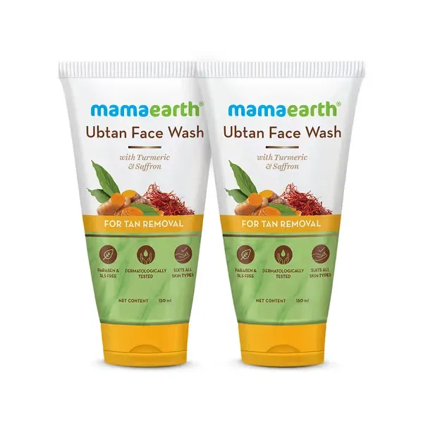 Mamaearth Ubtan Natural Glow Face Wash 1