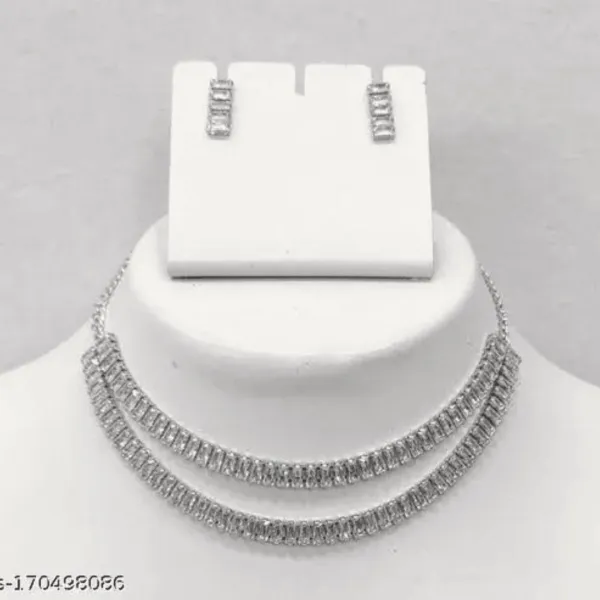 American Diamond Necklace Set