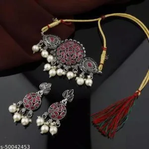 Allure Graceful Oxidized Jewellery Set