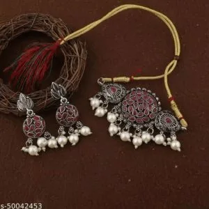 Allure Graceful Oxidized Jewellery Set