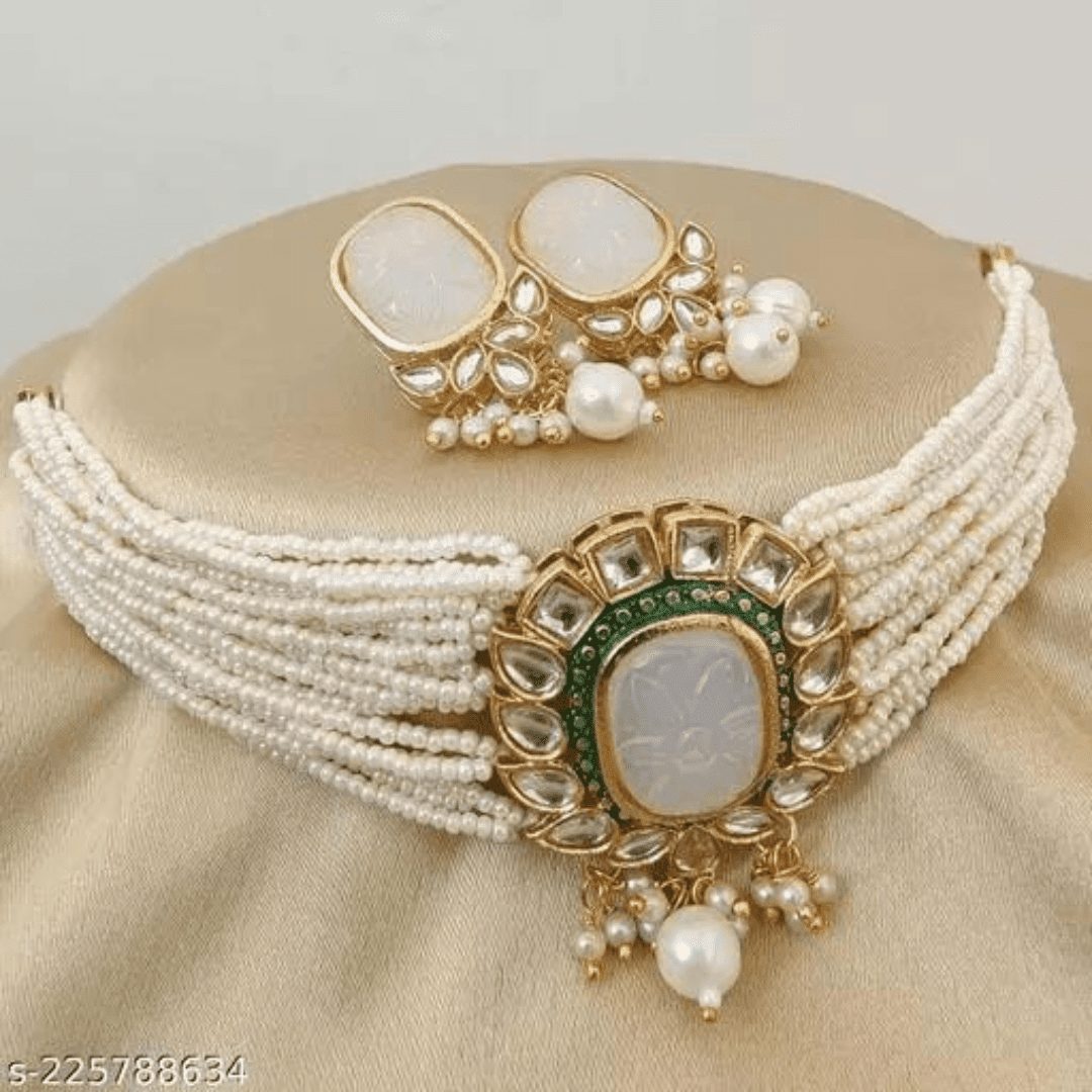 Pearl and Beads Choker Set - Image 6