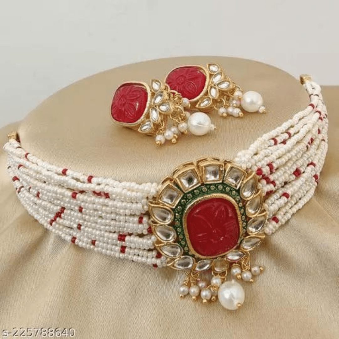 Pearl and Beads Choker Set - Image 7