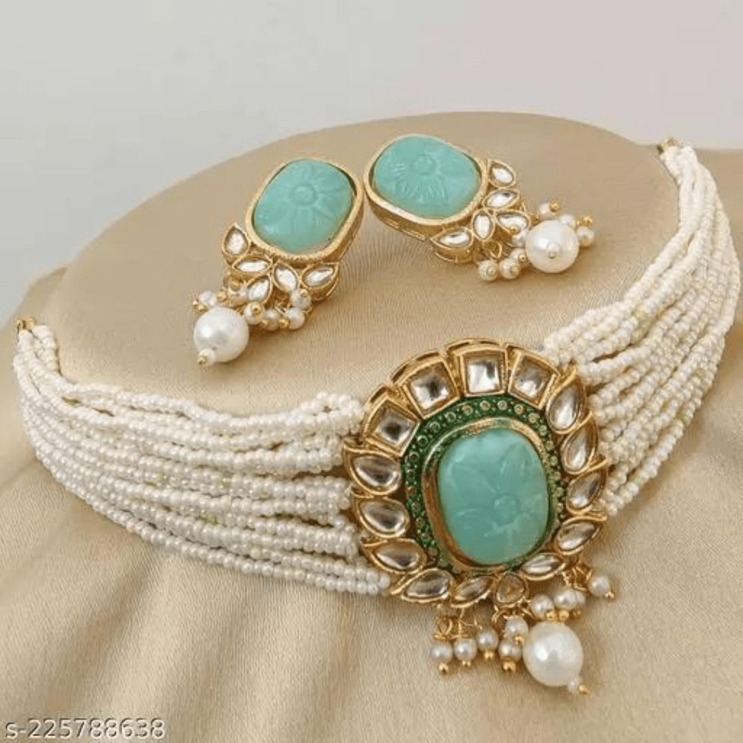 Pearl and Beads Choker Set - Image 3