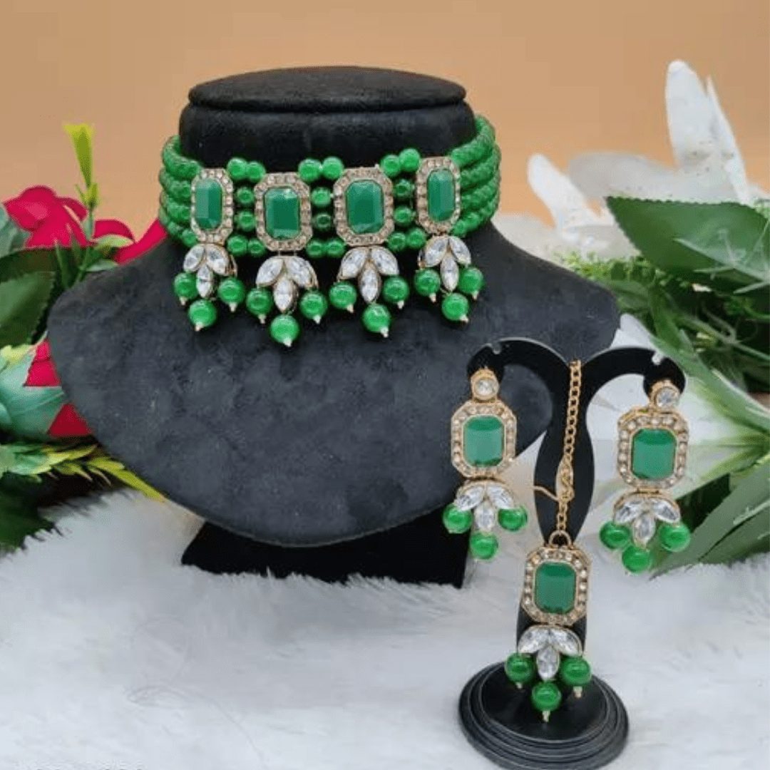 Graceful Gems Choker Set - Image 2