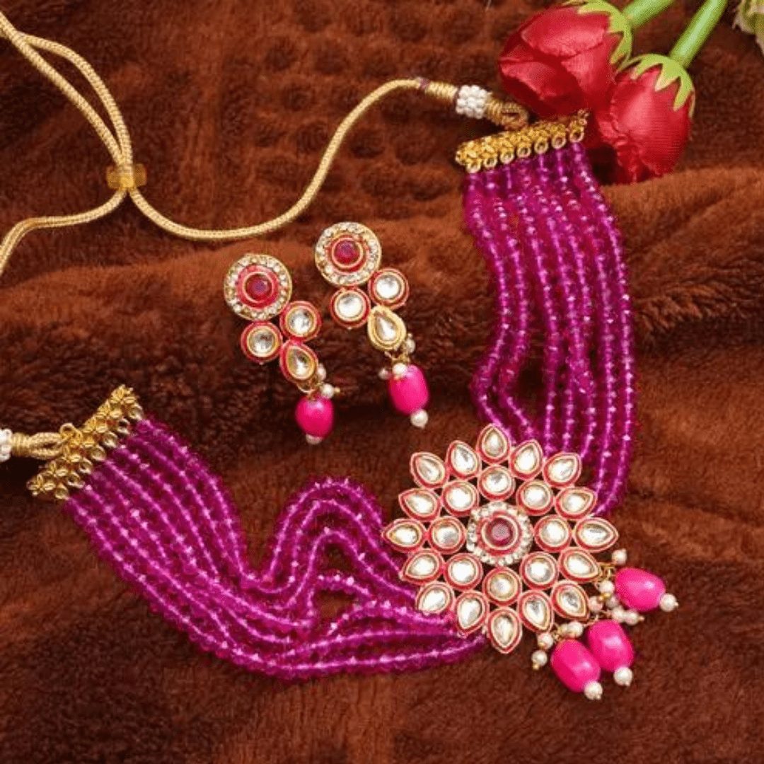 Anuttam's Crystal Choker Set - Image 2