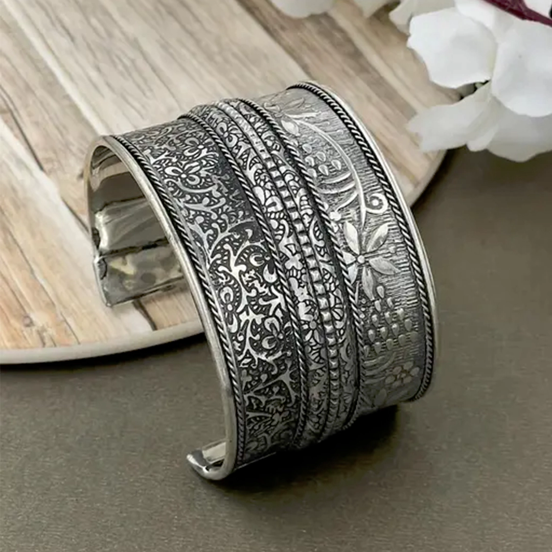 Mad Over Fashion Long Oxidised Jewellery Set - Image 2