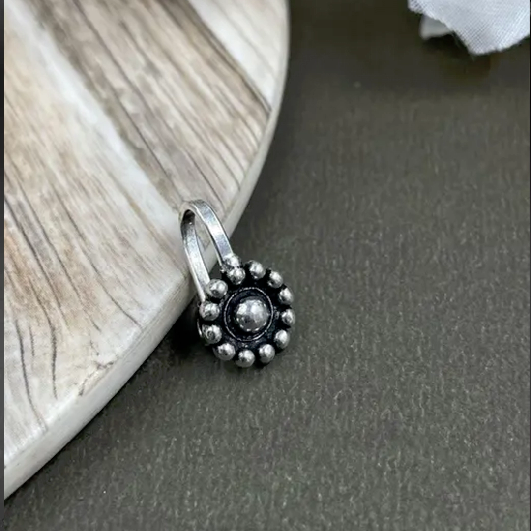 Trendy Beaded Long Chain Oxidised Jewellery Set - Image 2