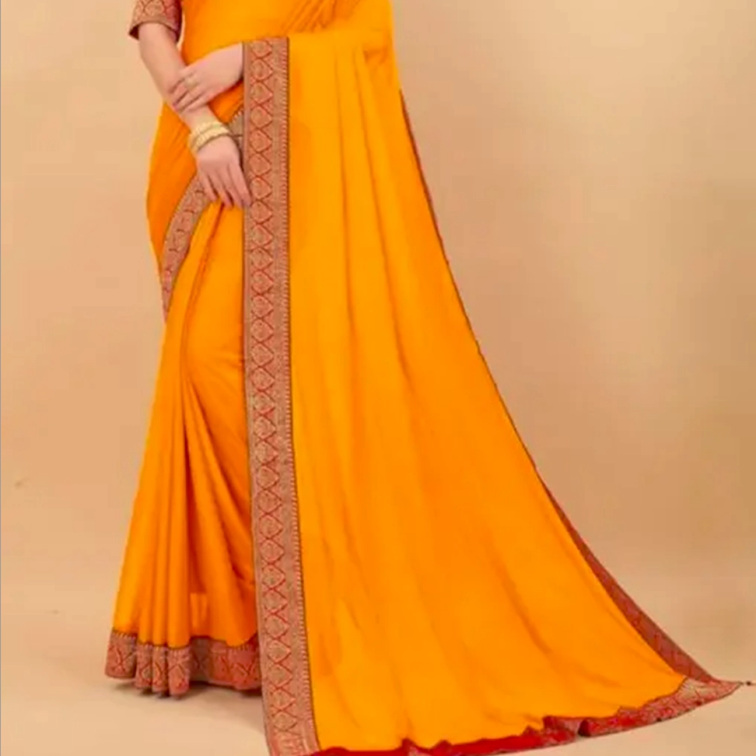 KHARIDLE Ethnic Fancy Cotton Saree