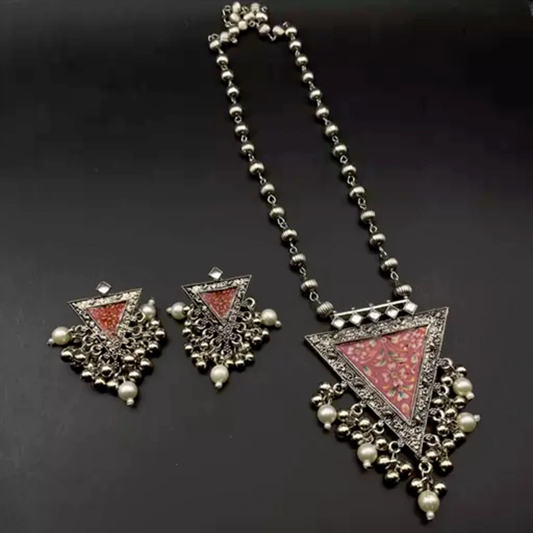 Diva Fancy Oxidised Jewellery Set