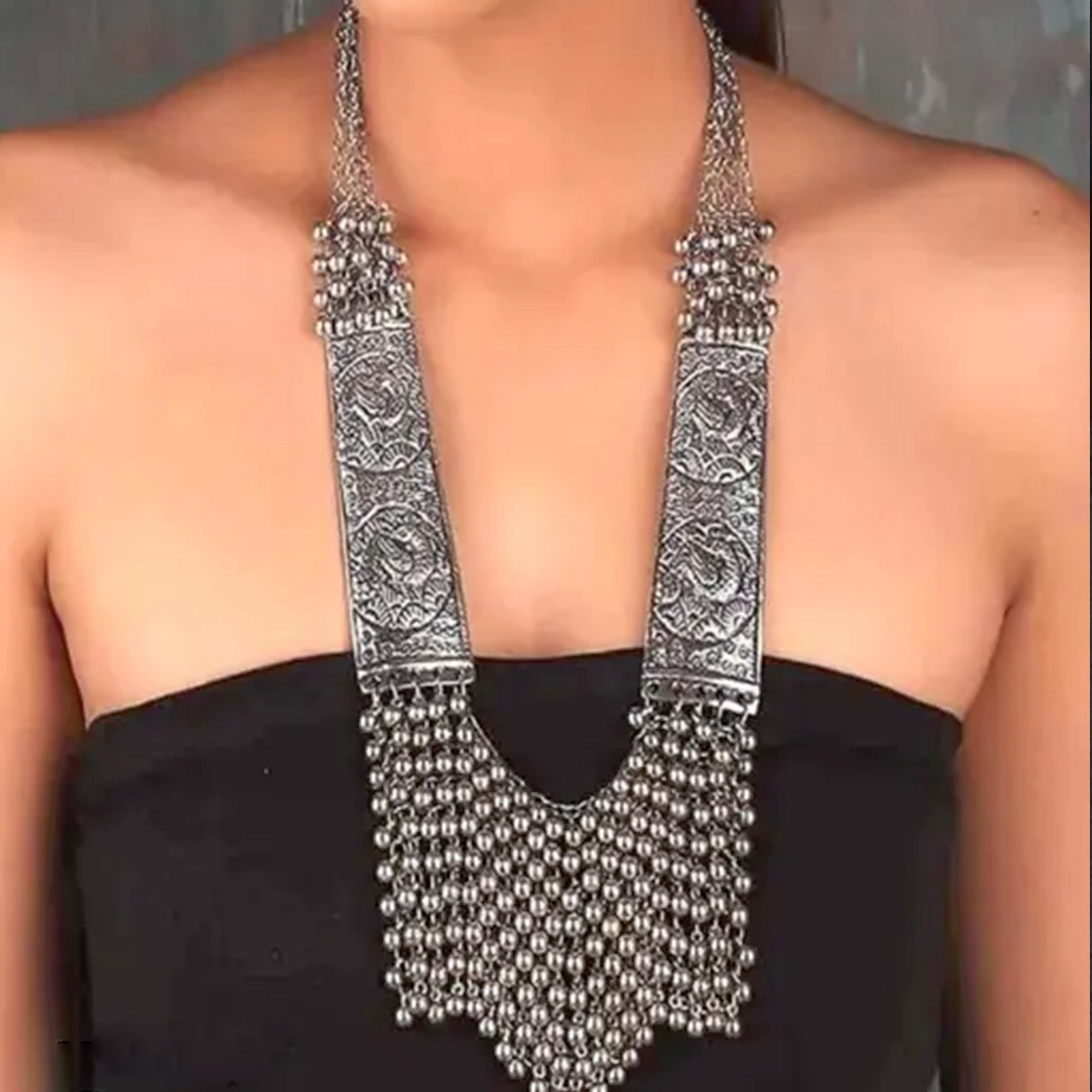 Shimmering Fusion Oxidised Jewellery Set