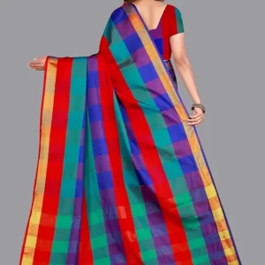 KHARIDLE Daily Wear Cotton Saree