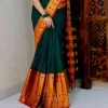 KHARIDLE Design Bollywood Cotton Silk Saree