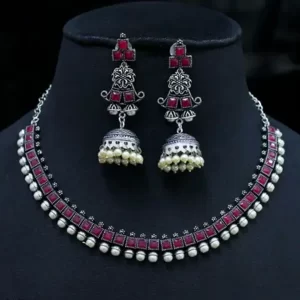 Imitation Oxidised Jewellery Set