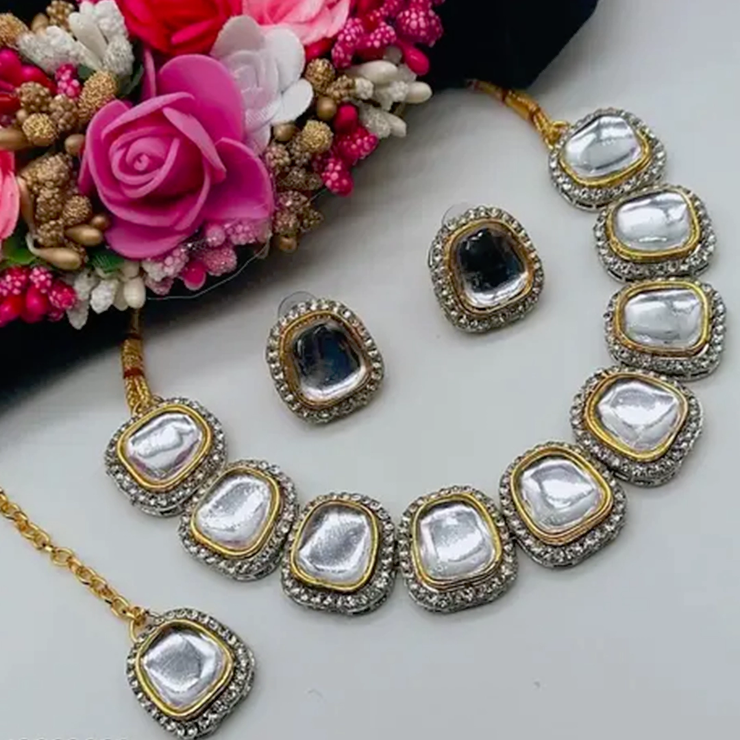 KHARIDLE Antique Kundan Set - Image 2