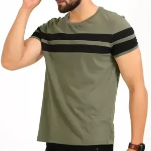 KHARIDLE Causal Polyester T-shirt