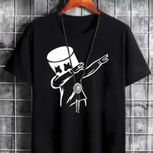 KHARIDLE Premium Polyester Printed Half Sleeves T-shirt (Pack of 1)