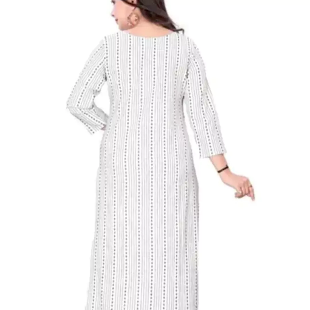 KHARIDLE Elegant Charm Cotton Kurti - Image 2