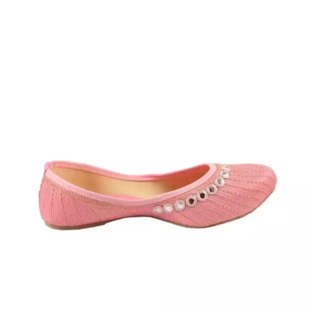 KHARIDLE Ethnic Mirror Work Juttis - Image 2