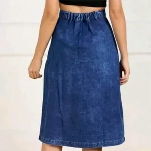 KHARIDLE Trendy Fashioable Denim Skirt