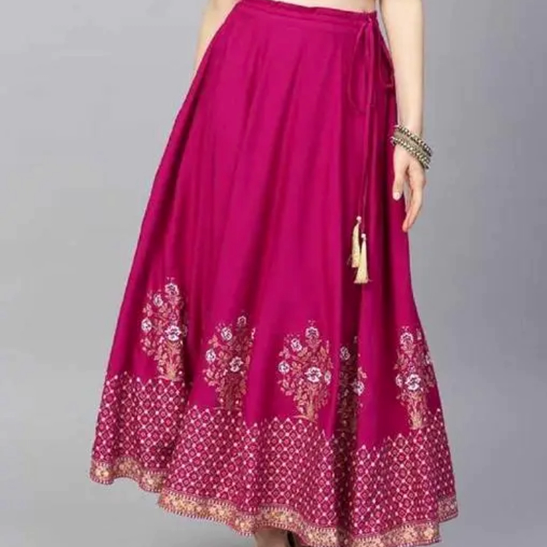 KHARIDLE Glamarous Western Skirt