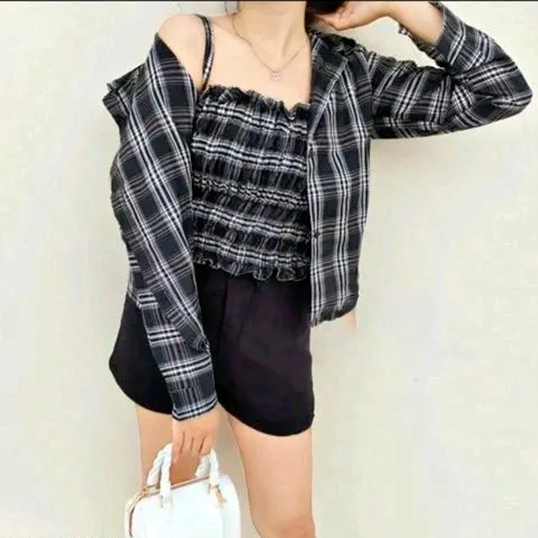 KHARIDLE Latest Trending Shirt Check Top