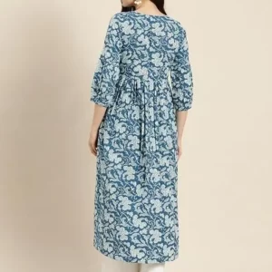 KHARIDLE Beautiful Blue Kurta Set