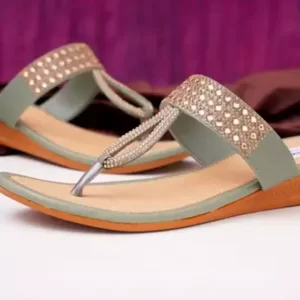 KHARIDLE Fashionable Green Flats