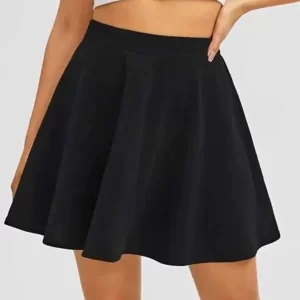 KAHRIDLE Cotton High Waist Mini Skirt