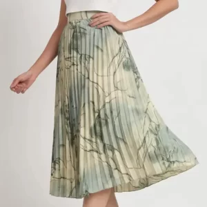 KHARIDLE Exquisite Marble Elegance Skirt
