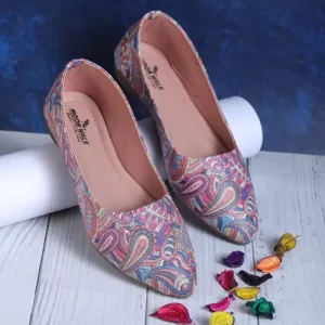 KHARIDLE Pantent Printed Leather Bellies