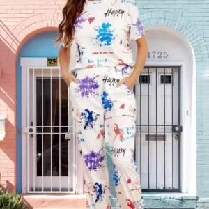 KHARIDLE Tie Dye Cord Set