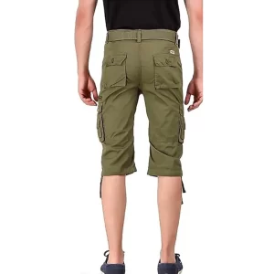 KHARIDLE Stylish Trendy Cargo Capri