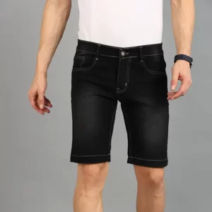 KHARIDLE Denim Regular Fit Casual Shorts For Men & Boys