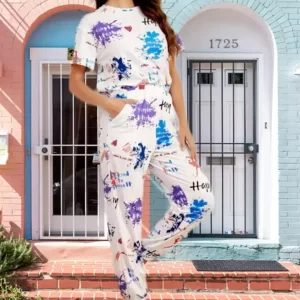 KHARIDLE Tie Dye Cord Set