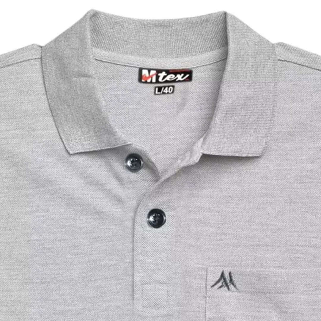 KHARIDLE Polyester Collar Neck Plain T-shirt