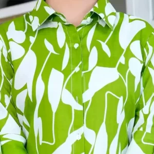 KHARIDLE Polyester Short Sleeves Cord Set