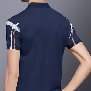 KHARIDLE Checked Polo Black Tshirts