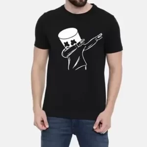 KHARIDLE Premium Polyester Printed Half Sleeves T-shirt (Pack of 1)