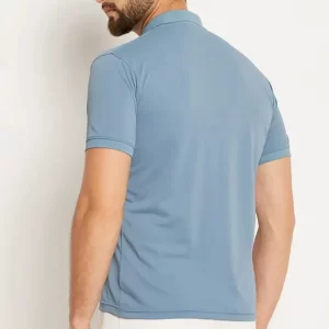 KHARIDLE Cotton Blend Half Sleeves Printed Polo T-shirt