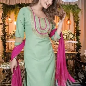 KHARIDLE Ethnic Wear Satin Saree