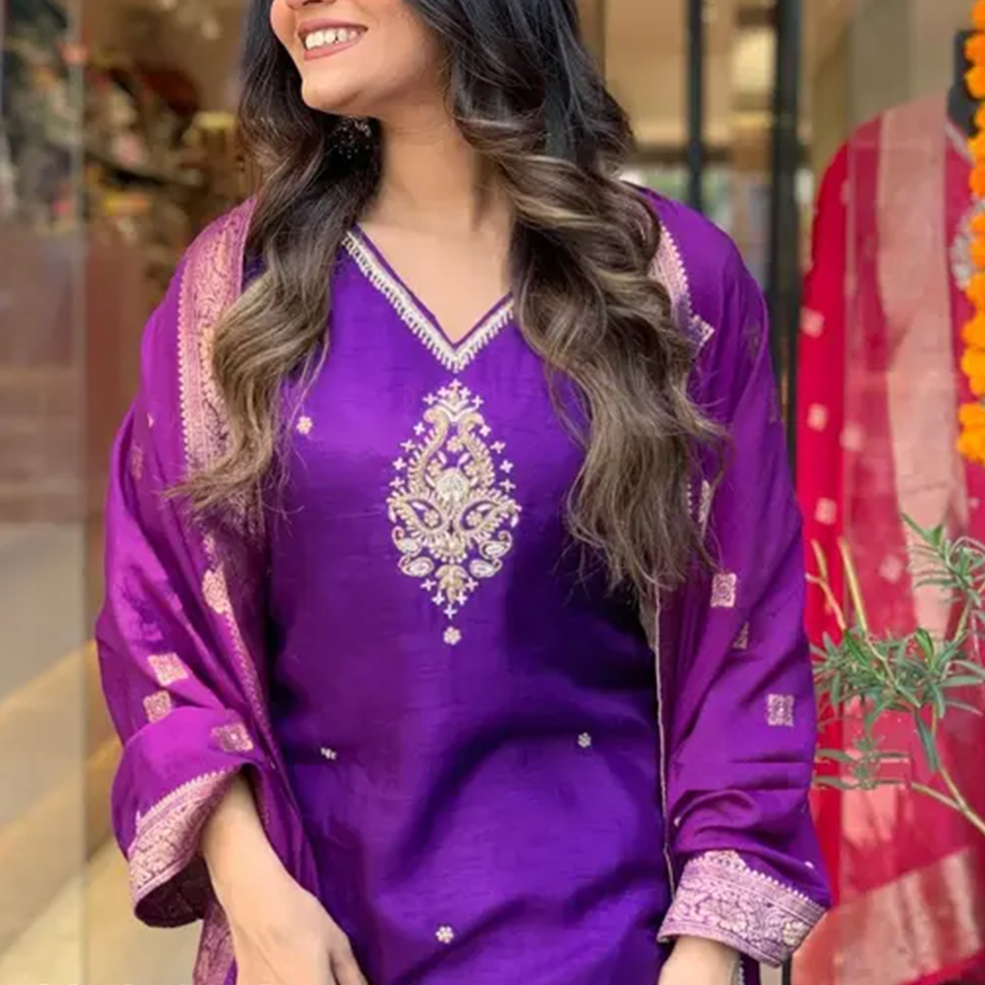 KHARIDLE Ethnic Wear Trending Kurta Set - Image 2