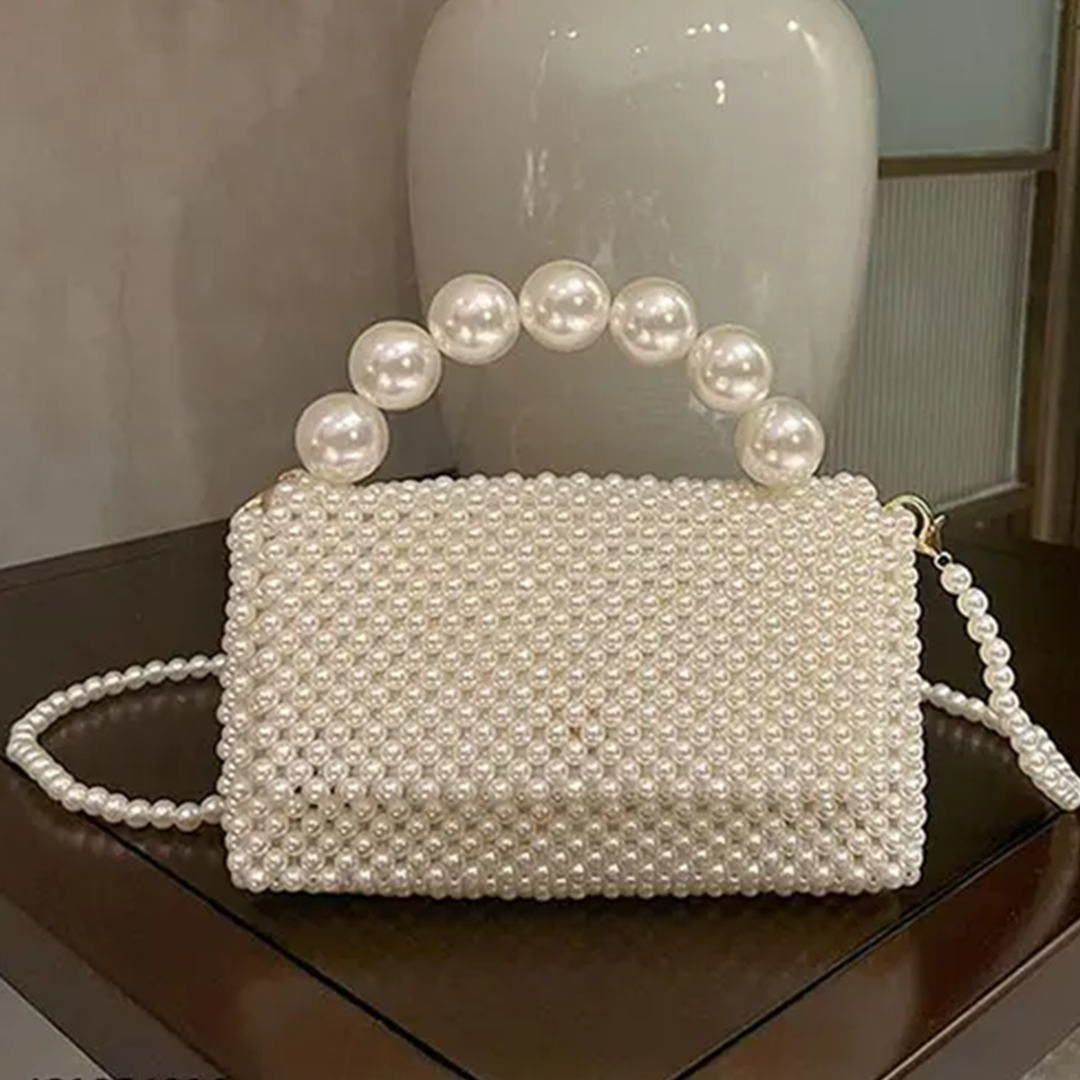 KHARIDLE Pearl Beaded Handbag Luxury - Image 2