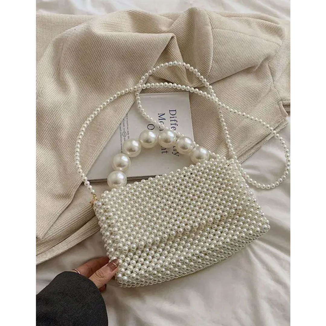 KHARIDLE Pearl Beaded Handbag Luxury - Image 3