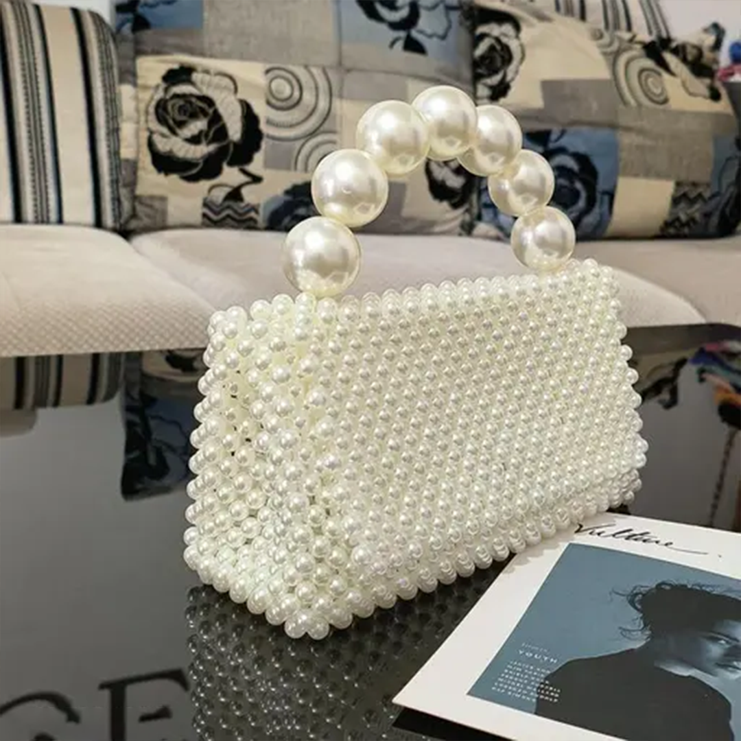 KHARIDLE Pearl Beaded Handbag Luxury