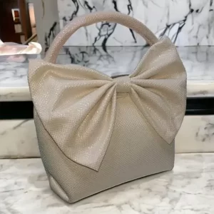 KHARIDLE Sweet Mini Bow Party Hang Bag