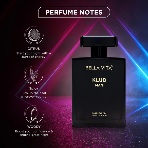 KHARIDLE Bellavita Klub Man Perfume 100ml - Image 2