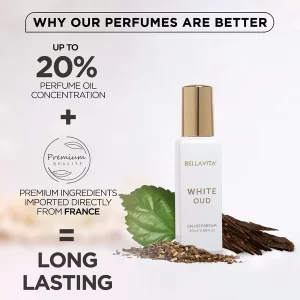 KHARIDLE Bellavita WHITE Oud Unisex Perfume 20ml