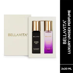KHARIDLE Bellavita DATE Woman + CEO Man Perfume Combo for Men & Women 20ML Each
