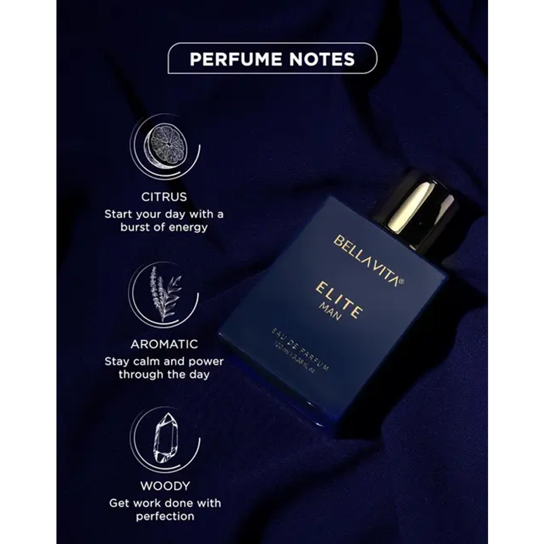 KHARIDLE Bellavita Luxury ELITE EDP Perfume for Men 100 ml - Image 3