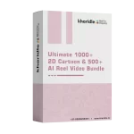 Ultimate 1000 + 2D Cartoon & 500 + AI Reel Video Bundle